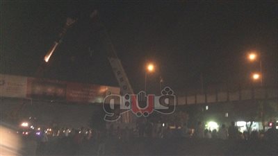 بالصور.. ازدحام مروري أسفل كوبري الثلاجة بشبرا الخيمة
