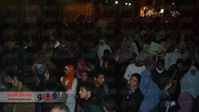 مسيرات ليلية للمطالبة بمقاطعة الاستفتاء على الدستور بالإسكندرية