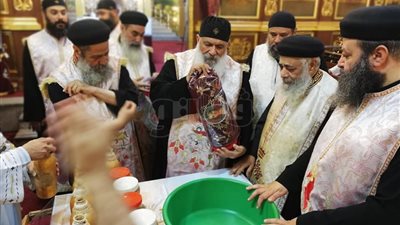 15 صورة ترصد تطييب رفات القديسة فيلومينا بكنيسة العذراء