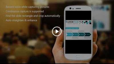 بالفيديو.. سَجل محاضراتك بالصور وحَولها لعروض تقديمية مع 