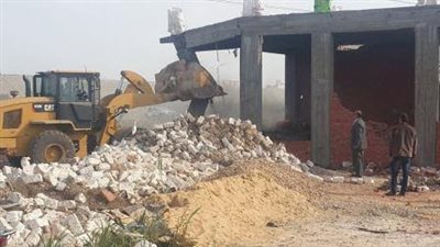 تنفيذ 195 إزالة إدارية لتعديات على شوارع مغاغة بالمنيا