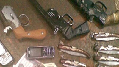 ضبط أسلحة نارية وبيضاء في حملة بالبحيرة