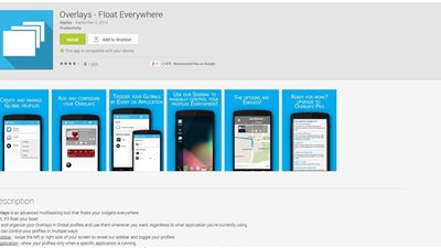 حَول الويدجتس بشاشته الرئيسية لمستقلة مع 