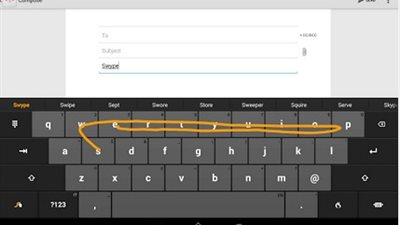 لوحة مفاتيح جديدة للكتابة بالإيماءات لمستخدمى الأندرويد