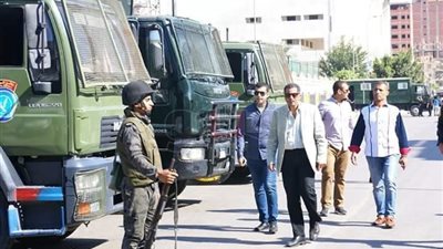 تشديدات أمنية قبل لقاء الإسماعيلي والكويت (صور)