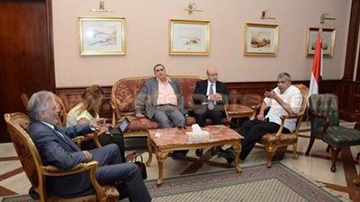 محافظ الإسكندرية يناقش مشاريع جمعية رجال الأعمال