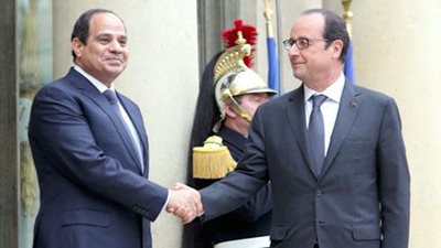 السيسي ونظيره الفرنسي يشاركان في غداء عمل بنيويورك