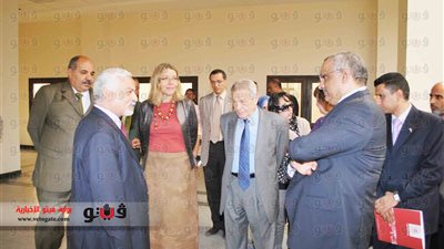 بالصور.. فى جولة تفقدية لمكتبة مصر العامة بالزاوية الحمراء.. الريدى: تكلفة المكتبة تقدر بـ 30 مليون جنيه.. أبو سعدة: افتتاح المكتبة فى يونيو المقبل.. تخدم نحو 2 مليون شخص