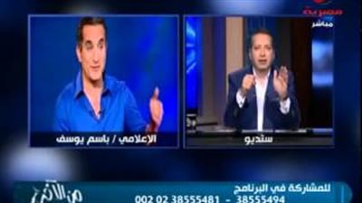 بالفيديو.. «باسم يوسف» يرفض كشف حقيقة إهانة «السيسي» لـ «تامر أمين»
