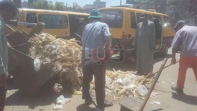 استمرار حملات النظافة في ميادين المحلة الكبرى (صور)