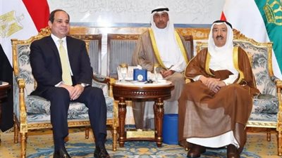 تفاصيل مكالمة السيسي وأمير الكويت