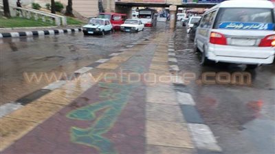 بالصور.. نوة غسيل البلح تغرق الإسكندرية