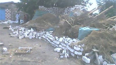 إزالة تعديات بناء بجوار قاعدة عسكرية بالإسماعيلية