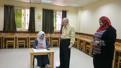 طالبة واحدة في لجنة الدور الثاني بمعهد تمريض التأمين الصحي ببني سويف