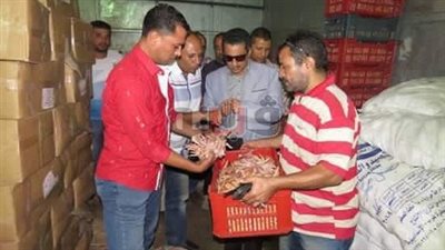 بالصور..ضبط 6 أطنان مخلفات دواجن قبل تحويلها لمصنعات بالإسماعيلية