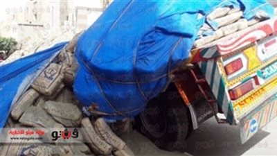 شلل مروري على الطريق الزراعي إثر حادث تصادم بطوخ