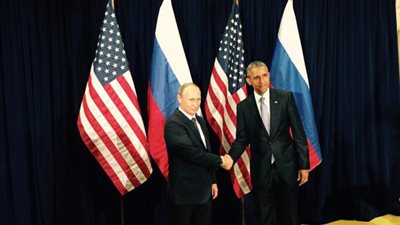 بالصور.. «بوتين» و«أوباما» يفشلان في إخفاء عدائهما