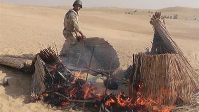 الجيش الثاني يقتل 2 من التكفيريين بسيناء ويلقي القبض على ١٢