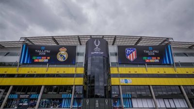 إستونيا تتزين من أجل السوبر الأوروبي بين ريـال مدريد وأتلتيكو (صور)