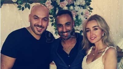 الصور الأولى لخطوبة أحمد فهمي وهنا الزاهد