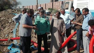 بالصور.. سكرتير أسيوط يتابع أزمة انقطاع المياه بمركز أبوتيج