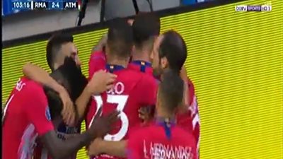 أتلتيكو مدريد بطلا لكأس السوبر الأوروبي برباعية في الريـال (فيديو)
