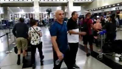 بعثة المصري تصل مطار القاهرة للسفر إلى موزمبيق (فيديو)