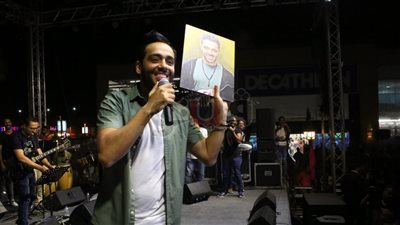 رامي جمال يحتفل بطرح ألبومه ليالينا (صور)
