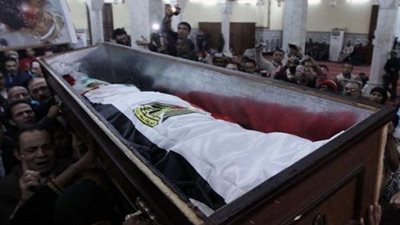 نقل جثمان «شهيد الشرطة» بسوهاج إلى مسقط رأسه بكفر الشيخ