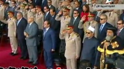 بالفيديو.. عدلي منصور يشارك فى احتفالات القوات المسلحة بذكرى نصر اكتوبر