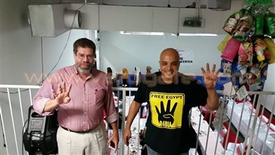 بالصور.. شقيق شوبير المتورط في واقعة صفع «الحسيني» يرفع شارة رابعة