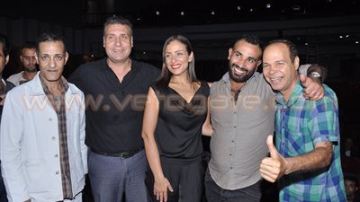 بالصور.. ريم البارودي: سعيدة بمشاركة أحمد سعد عرض «عقلك في راسك»