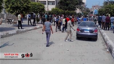 طلاب الإخوان بجامعة الزقازيق يقطعون الطريق ويتسببون فى شلل مرورى