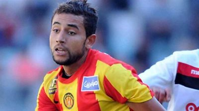 إصابة غيلان الشعلالي في مران الترجي وغيابه عن مباراة الأهلي