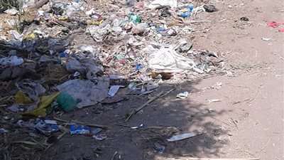 رفع مخلفات ناتج تطهير ترعة النعناعية بكفر الزيات