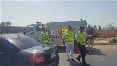 تكثيف أمني على طرق ستاد برج العرب لتأمين حافلات نقل الجماهير