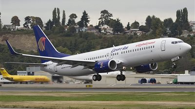 طائرة مصر للطيران لم تكمل رحلتها إلى جوبا بسبب الأحداث هناك