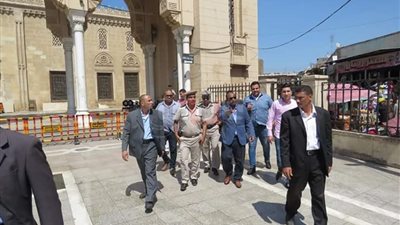 مدير أمن الغربية يتفقد المسجد الأحمدي بطنطا (صور)