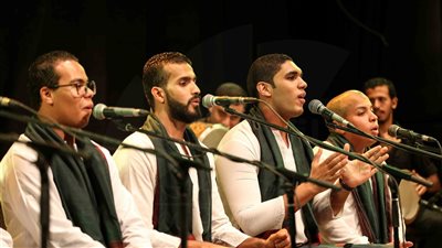 بالصور.. سهرة روحانية لـ«وصلة سماع» بساقية الصاوي