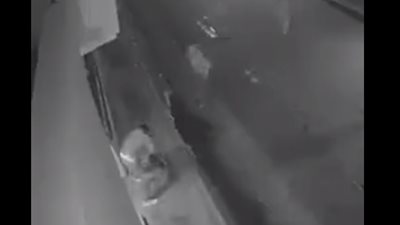 لحظة الاعتداء على امرأتين وسرقتهما (فيديو)