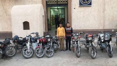ضبط تشكيل عصابي لسرقة الدراجات النارية ببنها