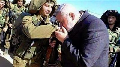 حقيقة تقبيل إسماعيل هنية يد جندى إسرائيلى
