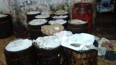 ضبط 12.5 طن أسماك غير صالحة للاستهلاك بكفر الشيخ (صور)