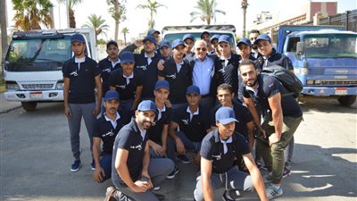 محافظ بورسعيد يعلن انطلاق مبادرة «هنضف بلدنا» (صور)