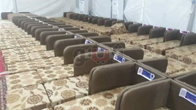 مدير «تضامن الإسكندرية» يتفقد مخيمات الحجاج (صور)