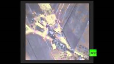 بالفيديو.. قصف جوي روسي على مواقع «داعش» بسوريا