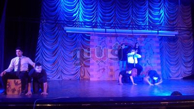 بالصور.. مسرح الرياضة يشهد عرض «الوافد» لفرقة مركز شباب سمنود