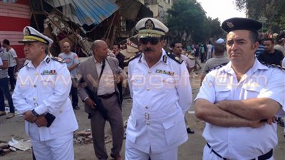 بالصور.. وصول مساعد مدير أمن القاهرة ورئيس قطاع الجنوب إلى حلوان