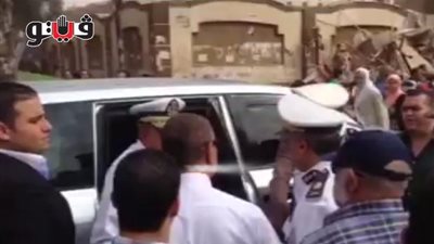 بالفيديو.. وصول حكمدار مديرية أمن القاهرة إلى حلوان