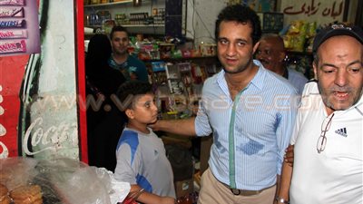 بالصور.. جولة انتخابية لأحمد مرتضى في «ميت عقبة»